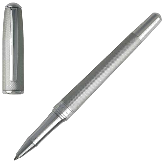 This chrome rollerball pen has been designed by Hugo Boss as part of their essential matte collection.