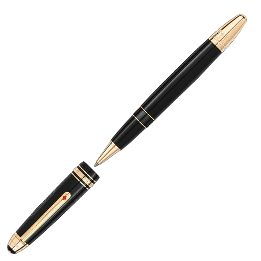 montblanc black rollerball