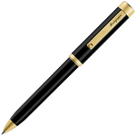 montegrappa zero black yellow gold ballpoint pen