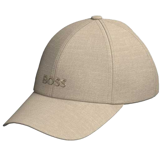 This stylish BOSS cap comes with the branding on the front and in a beige colour.