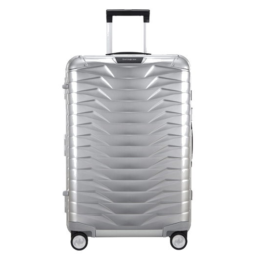 Samsonite's Proxis Alu Spinner Carry On Case, 69 cm is made out of aluminium and will last a long time.
