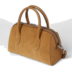 paul smith small tan suede boston bag2