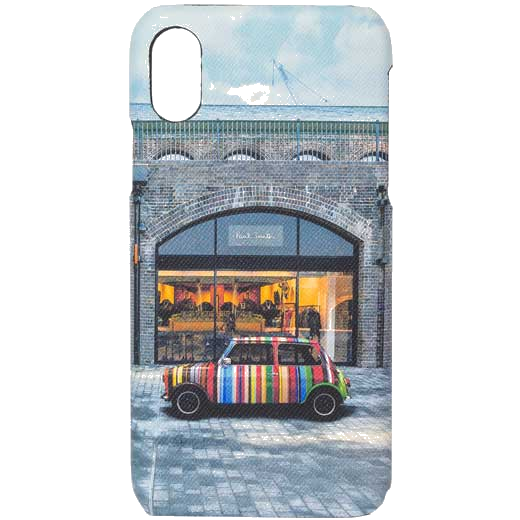 This Paul Smith Kings Cross Mini Print iPhone X Case was made in China.