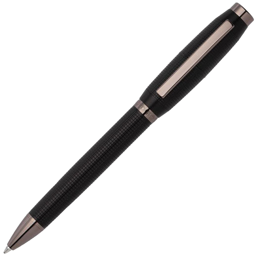 Hugo Boss's Black Cone Ballpoint Pen is crafted in brass.