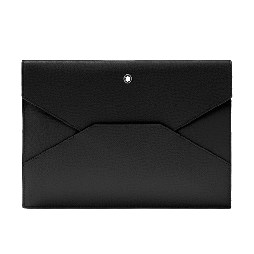 Montblanc Sartorial Envelope Pouch Black Saffiano Leather