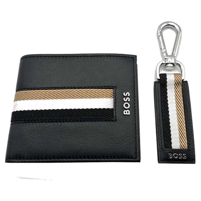 black boss wallet set