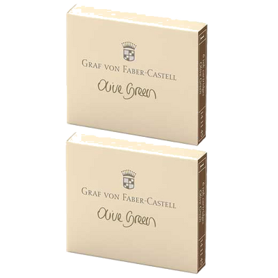 gvfc olive green ink cartridge 2 x 6