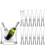 lsa signature moya grand champagne serving set