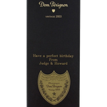 dom perignon brut champagne birthday box embossing roman outline font 023500143c1eb2bf46f30e625e5a0d53