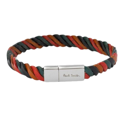 paul smith twisted leather bracelet1