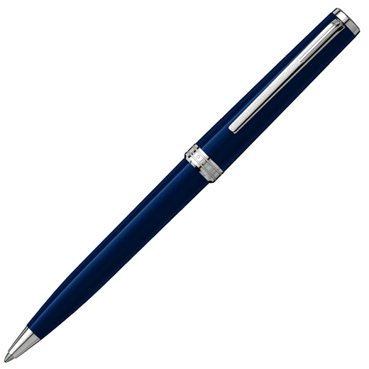 This PIX pen from Montblanc has been made using a smooth blue resin material.