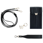 wolf 1834 mimi black phone case with lanyard details
