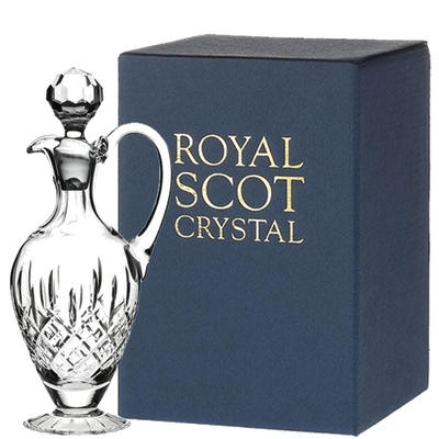 royal scot crystal london 80cl handled wine decanter packaging