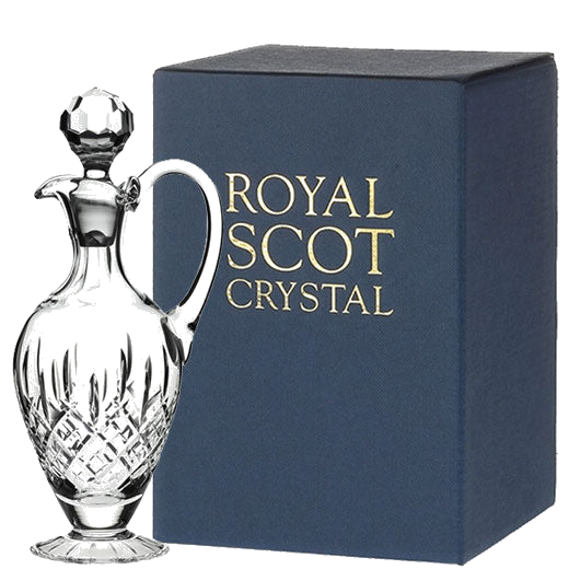 royal scot crystal london 80cl handled wine decanter packaging