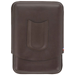 s t dupont paris brown five cigar case