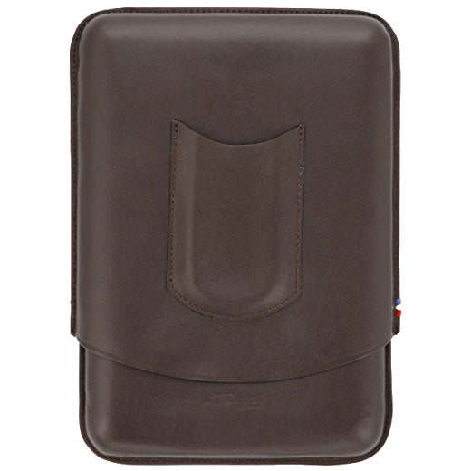 s t dupont paris brown five cigar case