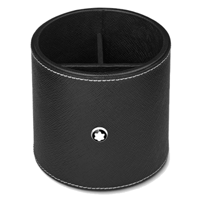 montblanc black pen holder