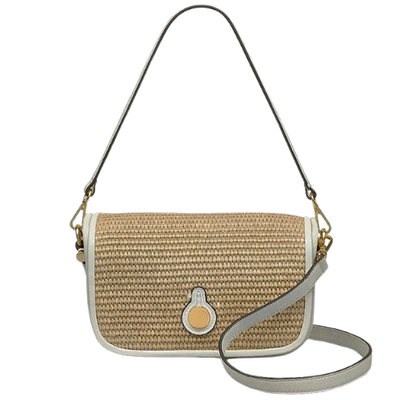 1 radley bathurst mews natural raffia small flapover cross body bag 111376