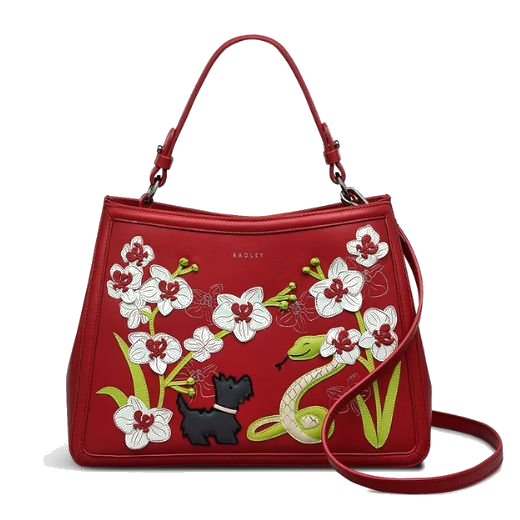 radley 110316 lunar new year leather grab bag