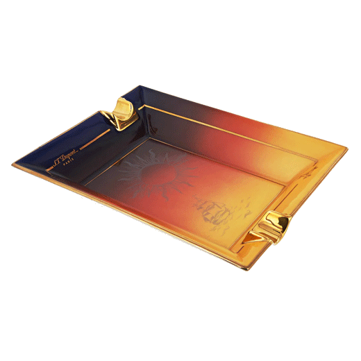 This Montecristo L'Aurore Ashtray by S. T. Dupont is made with lacquer with an ombre effect.