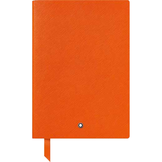 This is the Montblanc Manganese Orange, Fine Stationery #146 Notebook.