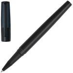 boss black navy gear minimal rollerball pen
