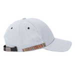 sky blue linen cap