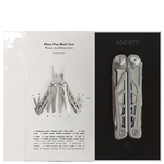 society pliers plus stainless steel multi tool packaging