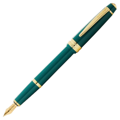 cross bailey light dark green fountain pen