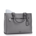 tumi pearl grey lynn voyageur tote bag side