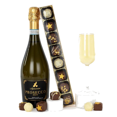 vh hampers prosecco and chocolatexs