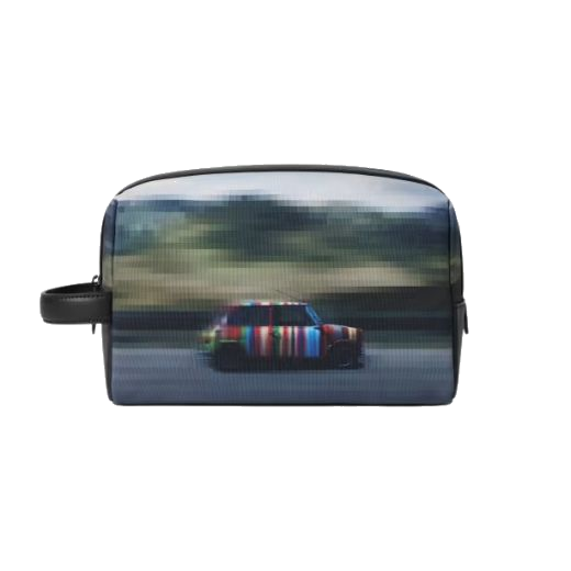 The Pixelated Mini Recycled Polyester Wash Bag by Paul Smith.