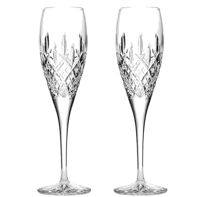 These London 2 x 18cl Champagne Flutes have been designed by Royal Scot London.