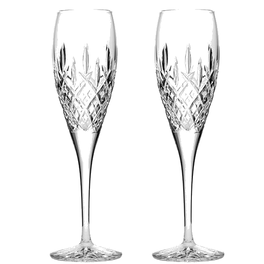 These London 2 x 18cl Champagne Flutes have been designed by Royal Scot London.
