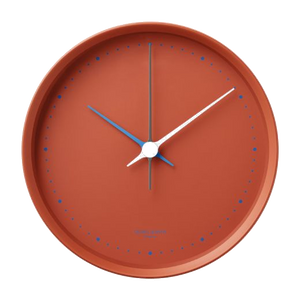 Georg Jensen Koppel Matte Red 22cm Wall Clock – Wheelers Luxury Gifts