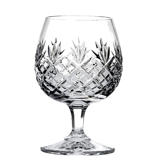 royal scot crystal edinburgh single brandy glass
