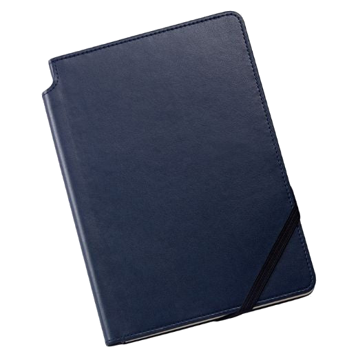 This Cross Medium Lined Midnight Blue Leather Journal has a space for you to place a pen inside so you can keep it safe when travelling or commuting to work etc.