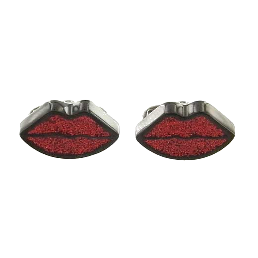 This pair of Paul Smith cufflinks come in the shape of lips.