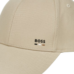 boss zed stripe cotton twill cap beige2