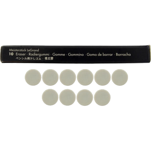 Montblanc erasers for the Le Grand mechanical pencil. Pack of 10.