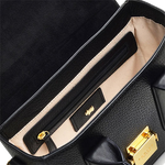 radley black mayfair lane faux croc multiway grab bag inside