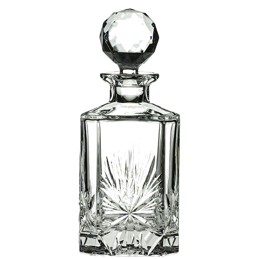 This Edinburgh Star 75cl Square Spirit Decanter has been designed by Royal Scot Crystal.