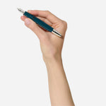 The Meisterstück LeGrand Teal Romeo & Juliet Fountain Pen by Montblanc.