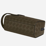 Base of the Montblanc Extreme 3.0 Khaki Leather Clutch Wash Bag.