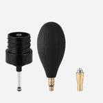 The ink adapter, cleaning tool, and cone adaptor for the cleaning tool from the Meisterstück Limited Edition Traveller 1924 Set with Coral Fountain Pen 149 M.