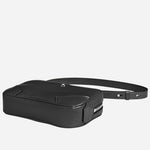 The base of the Meisterstück Mini Black Leather Cross Body Bag.