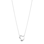 love leaf heart pendant