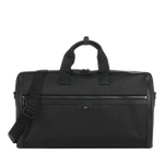1 ray textured fabric black holdall with signature stripe trim 50541469 01 001