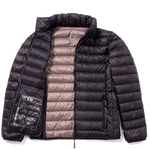 tumipax black charlotte packable travel puffer inside