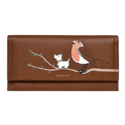 radley 110603 robin saddle brown large purse